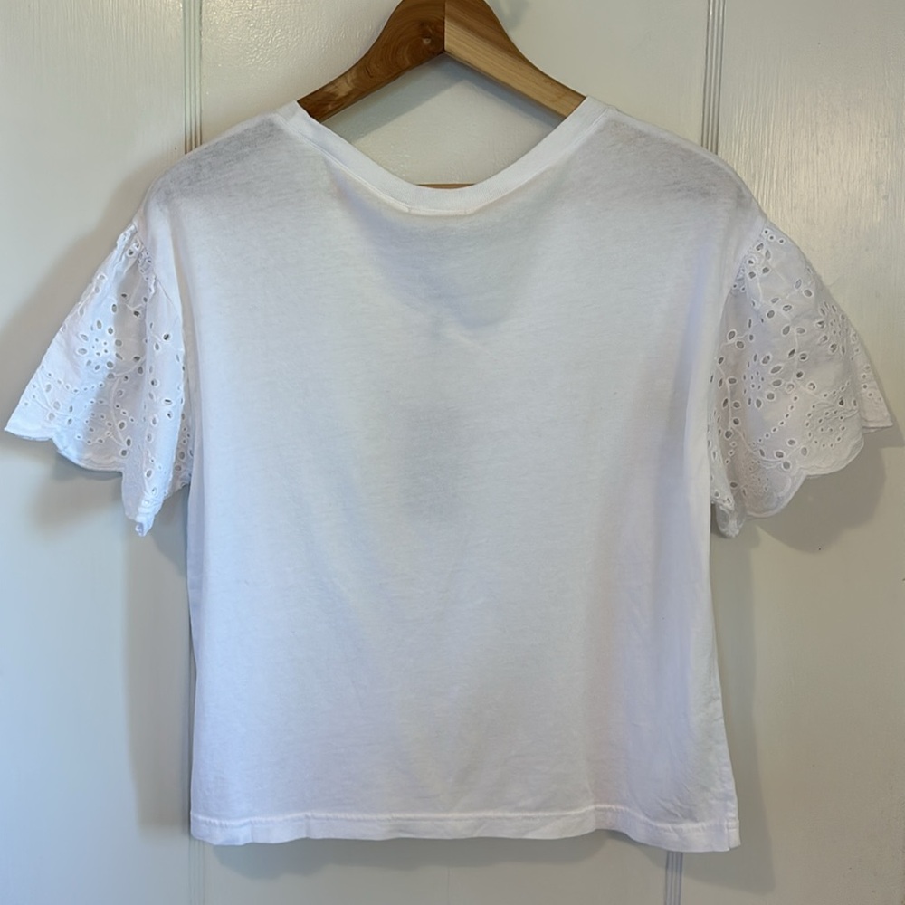 ✨RAILS Georgia Short Sleeve Cotton Eyelet Top- Small ✨ - Picture 6 of 9